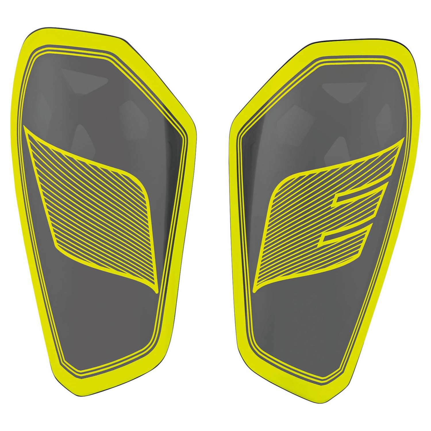 Erima Unisex Youth Flex Guard Shin Pads (7212402), Lime/Black, S
