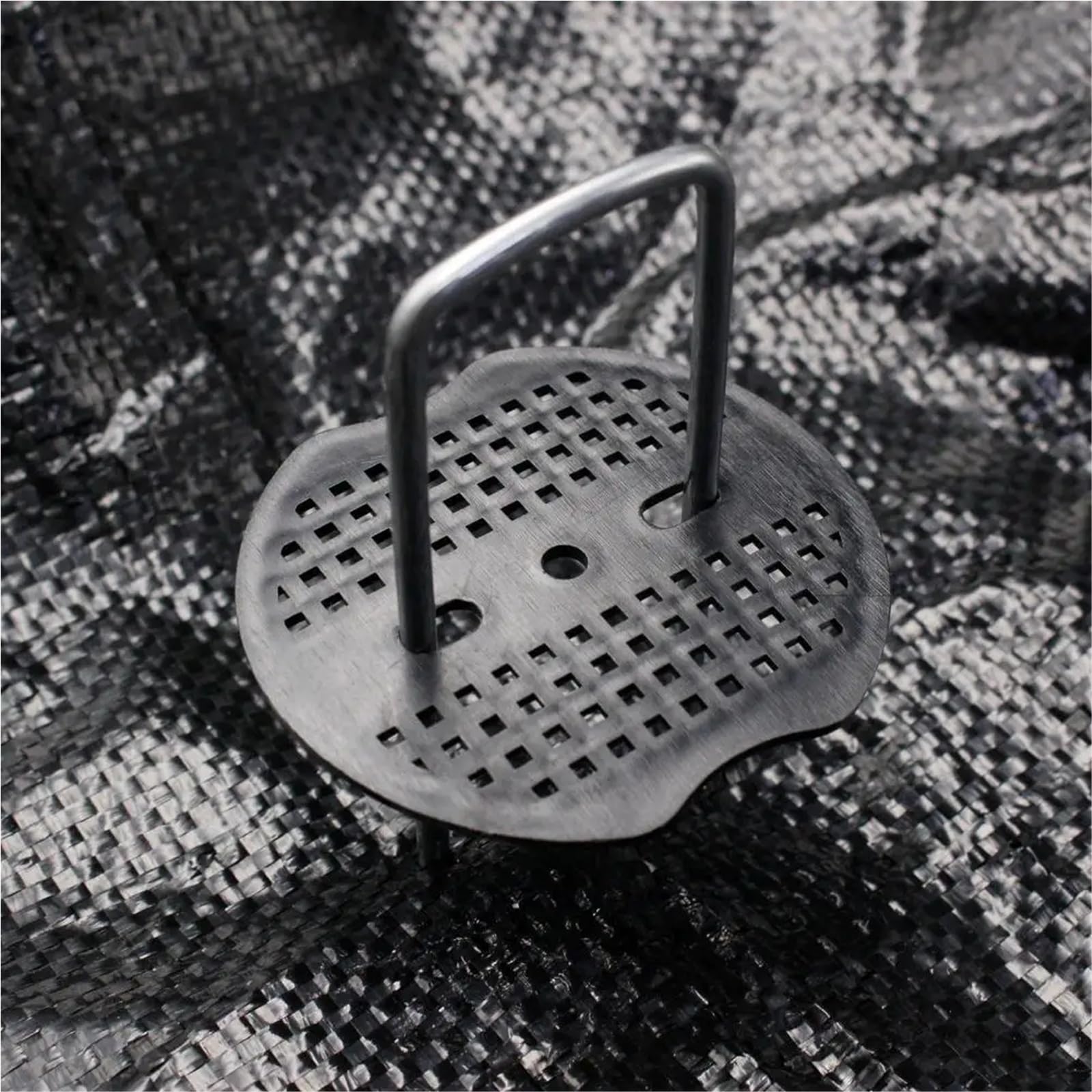 Picchetti Per Telo Pacciamatura Pali da giardino da 15 cm Graffette e guarnizioni Perni a forma di U Prato paesaggistico for barriere contro le erbacce e teloni Forniture da giardinaggio(100pcs)