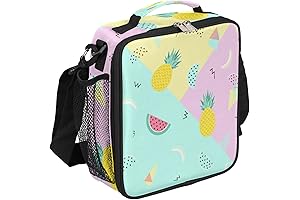 Colorful Pineapple Lunch Box for Girls, Boys and Teens