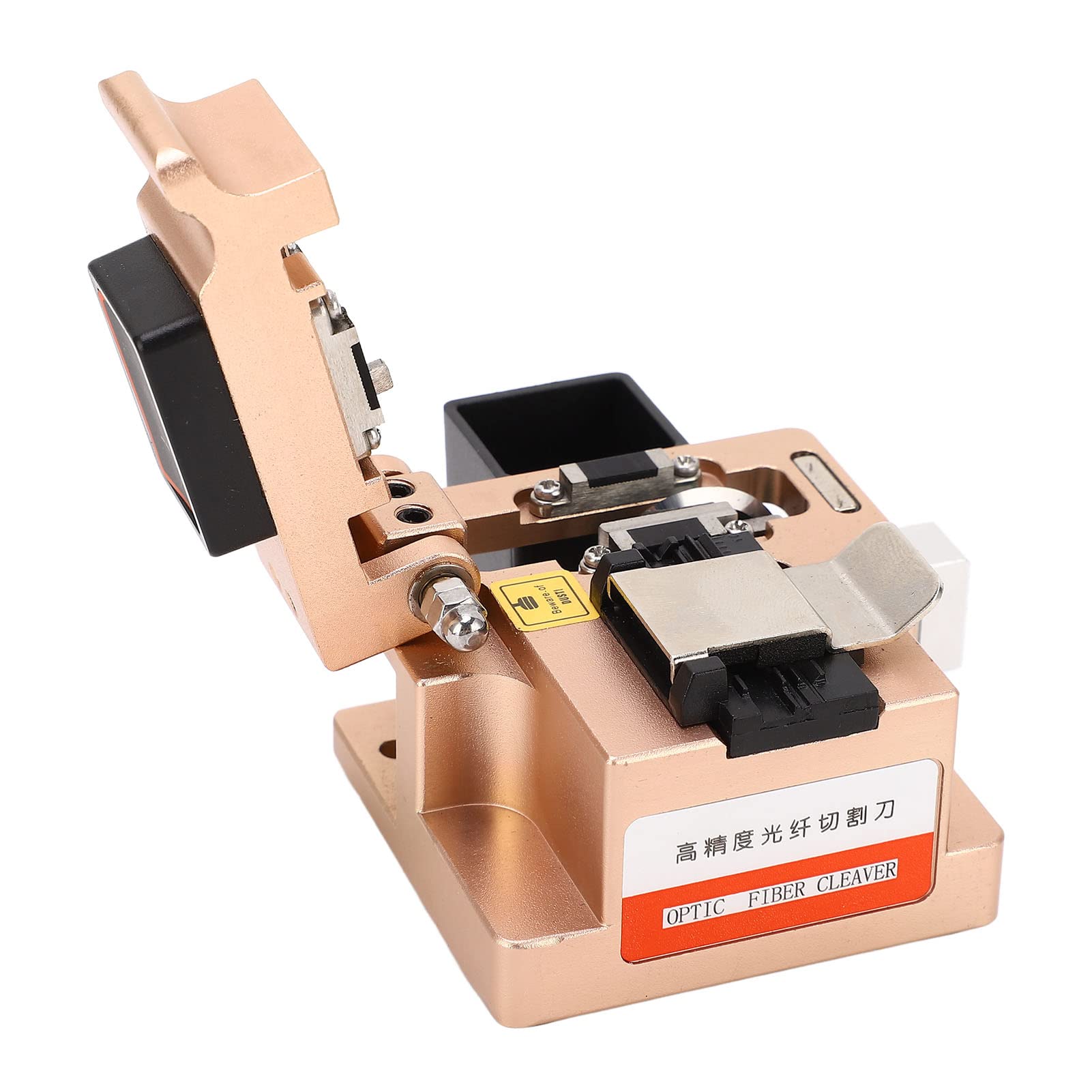 Fiber Cleaver Herramienta de Corte Limpia y Precisa con Retorno Automático de Cuchilla para Profesionales de Fibra óptica Oro 3 en 1