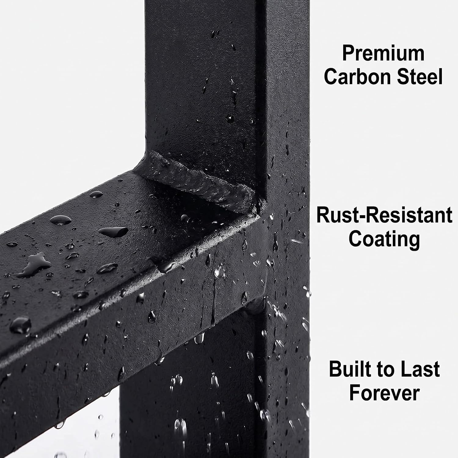 Trailer Ladder Rack,Side Mount Ladder Rack for Truck,2 Racks Heavy Duty Enclosed Trailer Accessories with Bungee Cords Fit for Open and Enclosed Trailer Side Wall, Max 380 LBS Per Pair