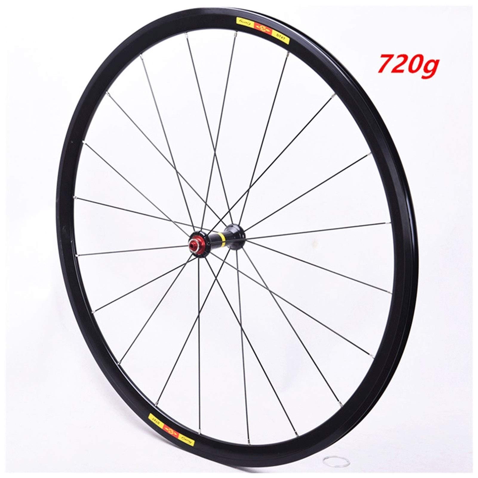 Ruote Set di Ruote per Bici da Strada 700c Ruota Anteriore E Posteriore per Bicicletta da 28 Pollici Cerchio in Lega A Doppia Parete 30mm Freno C/V 8-11 velocità QR 1560g