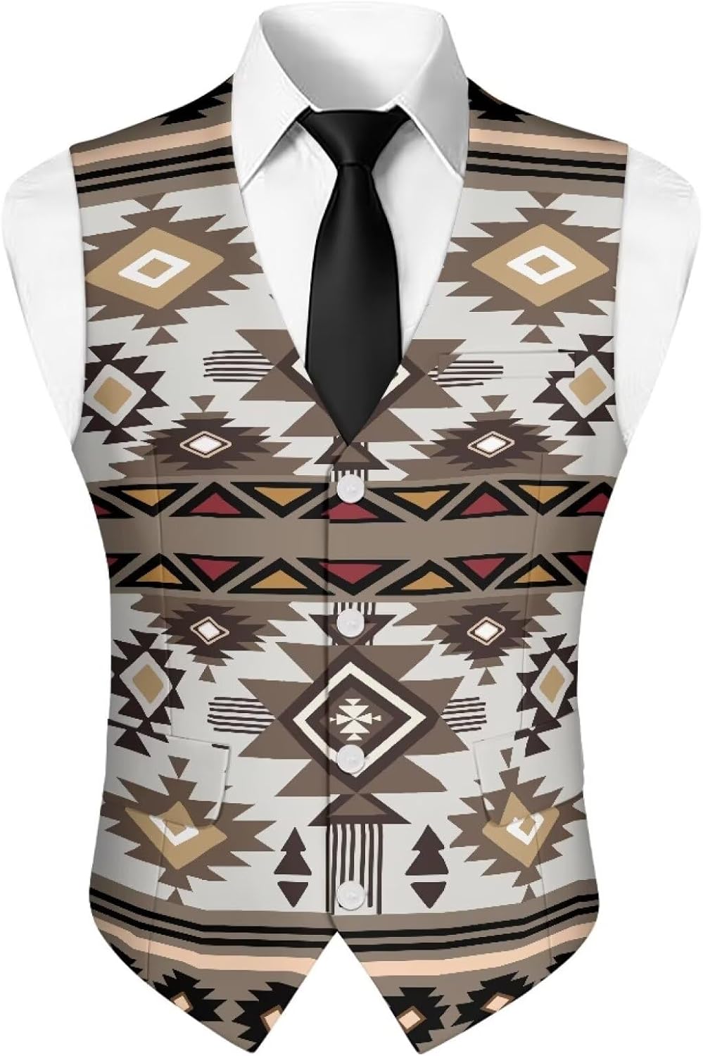 Biyejit Mens Suit Vests V-Neck Button Down Casual Vest Dress for Men Formal Tuxedo Wedding Vests Men's Waistcoat with Pockets