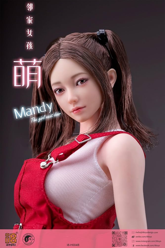 1/6 ヘッド i8TOYS 小萌 MANDY Amazon | 1/6 ヘッド 小萌 MANDY I8-H004B 眼球可動 i8TOYS