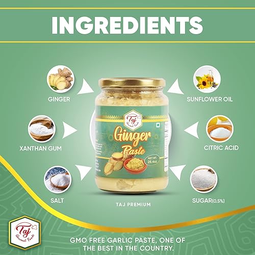 Miniatura 7 de TAJ Gourmet Pasta de jengibre, pasta de cocina, 26.46 oz