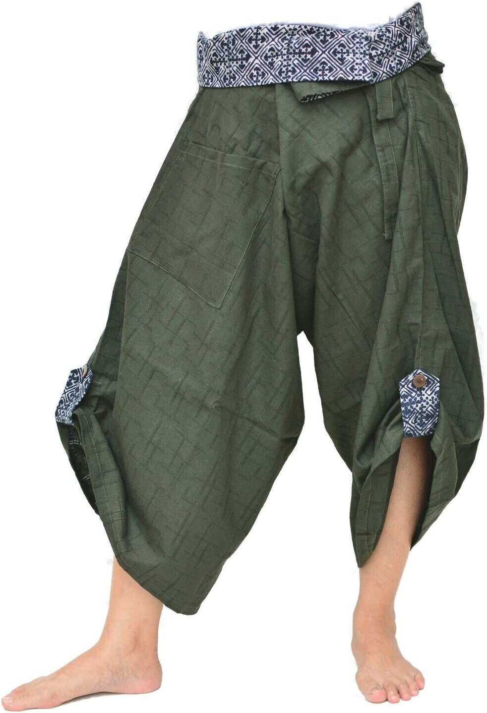 Harem Pants Women Men Yoga Ninja Japanese Pants Samurai Style