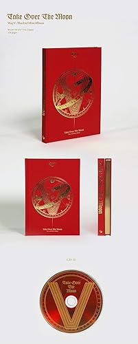 Miniatura 2 de WayV Take Over The Moon 2nd Mini Album - CD, fotolibros, tarjeta de fotos, tarjeta circular, póster plegado con juego de calcomanías decorativas