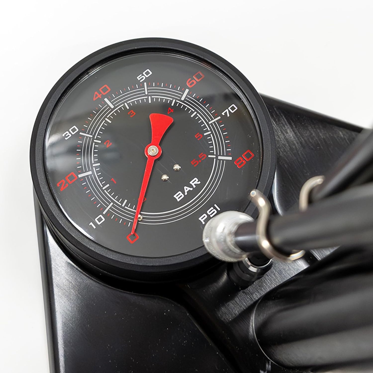 Airsmith TRIFISH Low Pressure Floor Pump, Blackr Compatible Valve, Presta and Schrader Type, Air Pressure Up to 80 psi (5.5 bar)