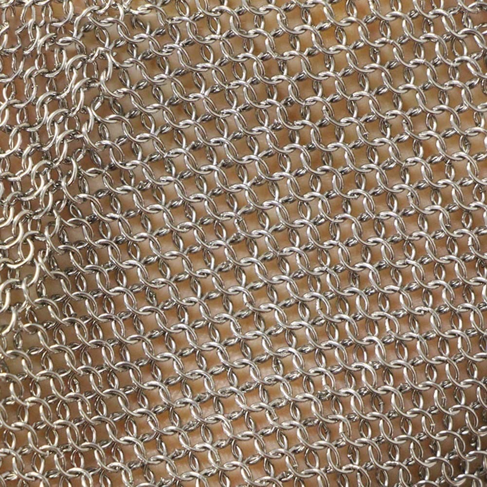 Guantes de Trabajo Guantes de Trabajo de Seguridad multifuncionales, Guantes de Alambre de Acero metálico, a Prueba de Corte y Resistente a Prueba de Pisos for Cortar la Pesca en la Cocina del jardín