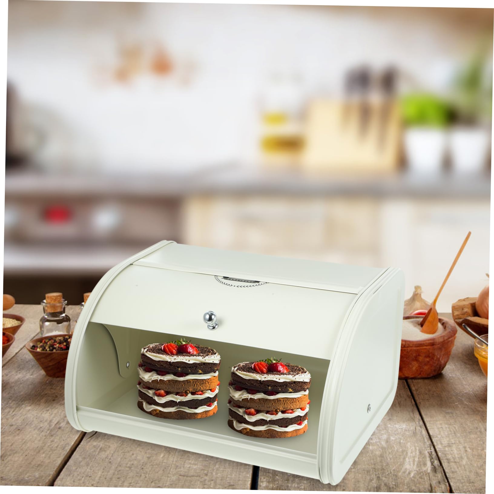 Scatola Portapane Da Forno Contenitore Multiuso Per Pane Casalingo Snack Cibo Posate Da Cucina Ecc Spazio Di Archiviazione Per Conservare Pane Fresco Pratica e Resistente