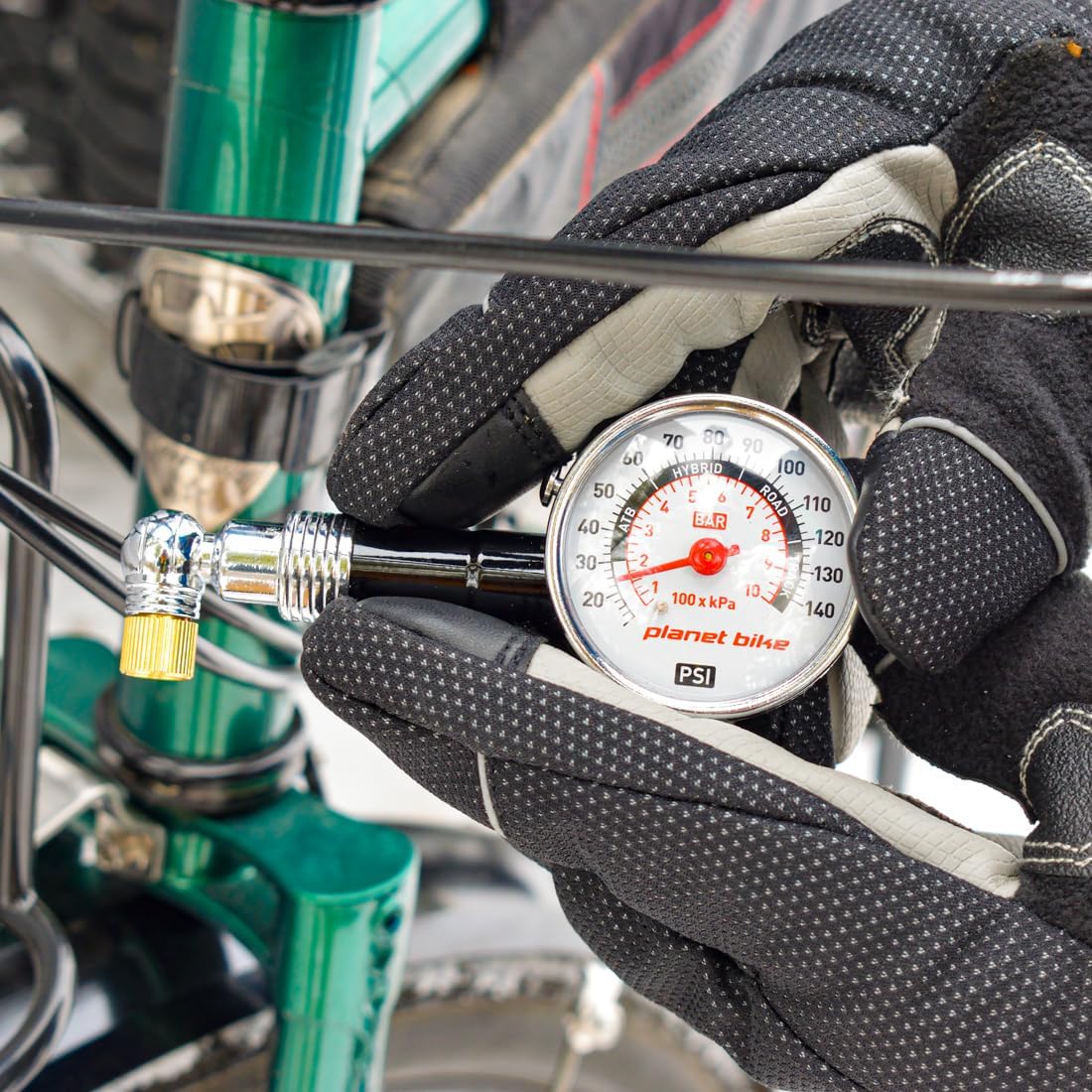 Planet Bike Dial Bike tire Gauge