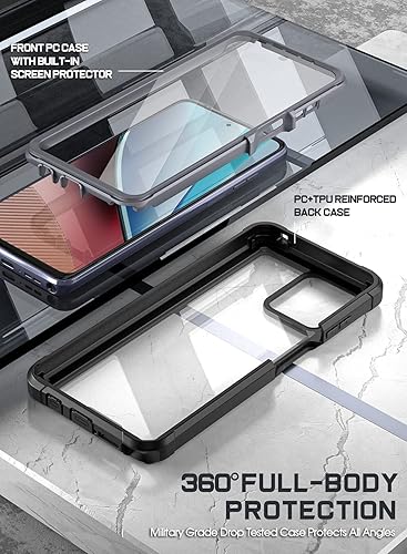 Miniatura 3 de Poetic Guardian - Funda para Motorola Moto G Stylus 4G 2023 de 6.5 pulgadas no compatible con la versión 5G, prueba de caídas de grado militar de 20