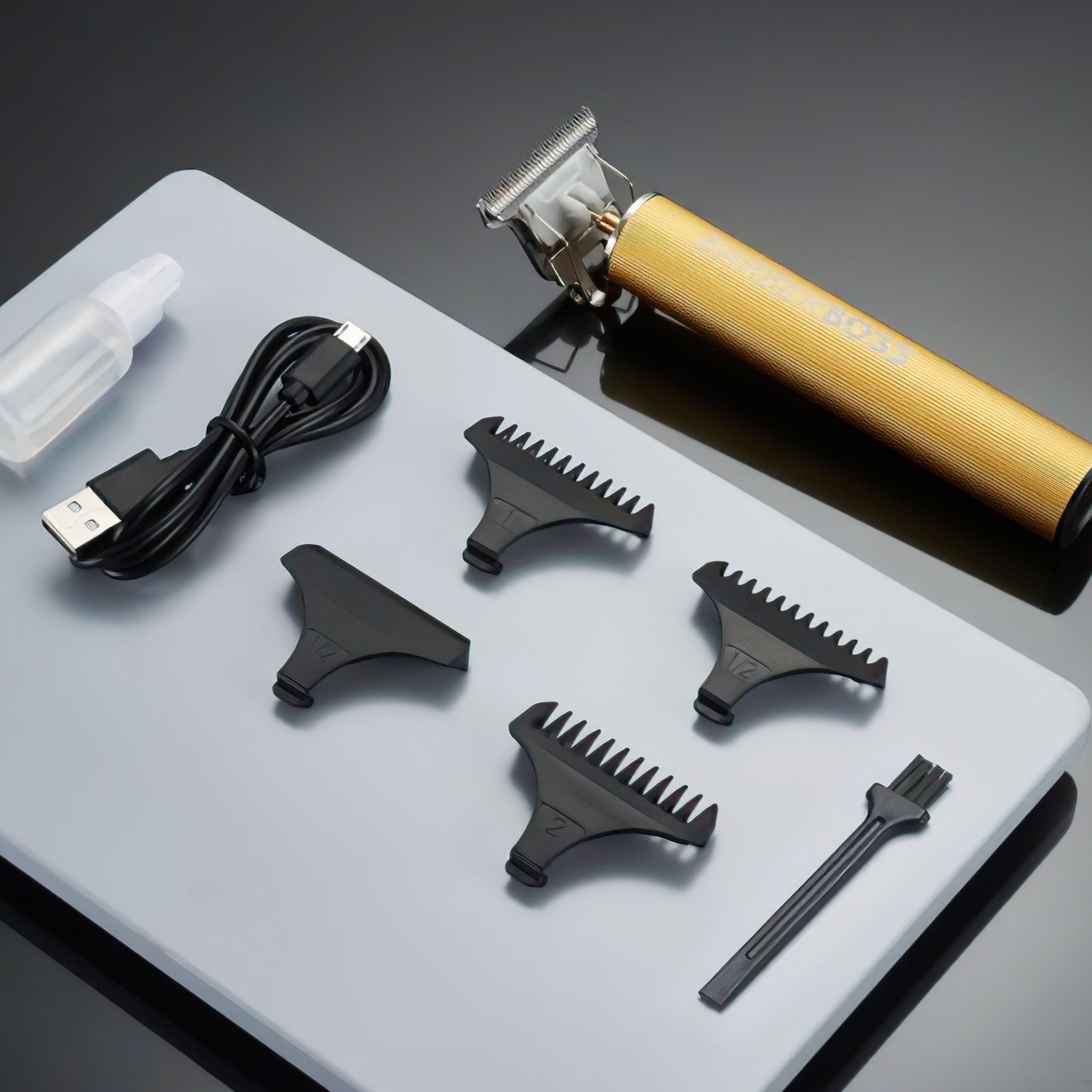 BarberBoss Regolabarba da uomo, macchinetta barba, rasoio barba, rasoio elettrico, regolabarba uomo, tagliabarba elettrico, tagliacapelli