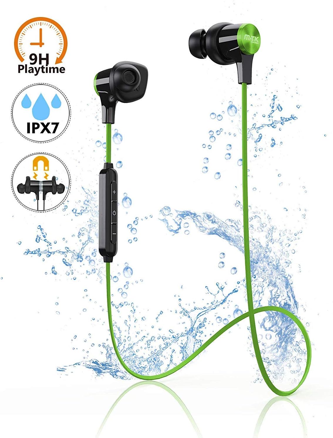 auricolari impermeabili per la corsa