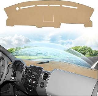 CARTIST Beige Dash Cover for 2004-2008 Ford F150 F-150 Dashboard Cover