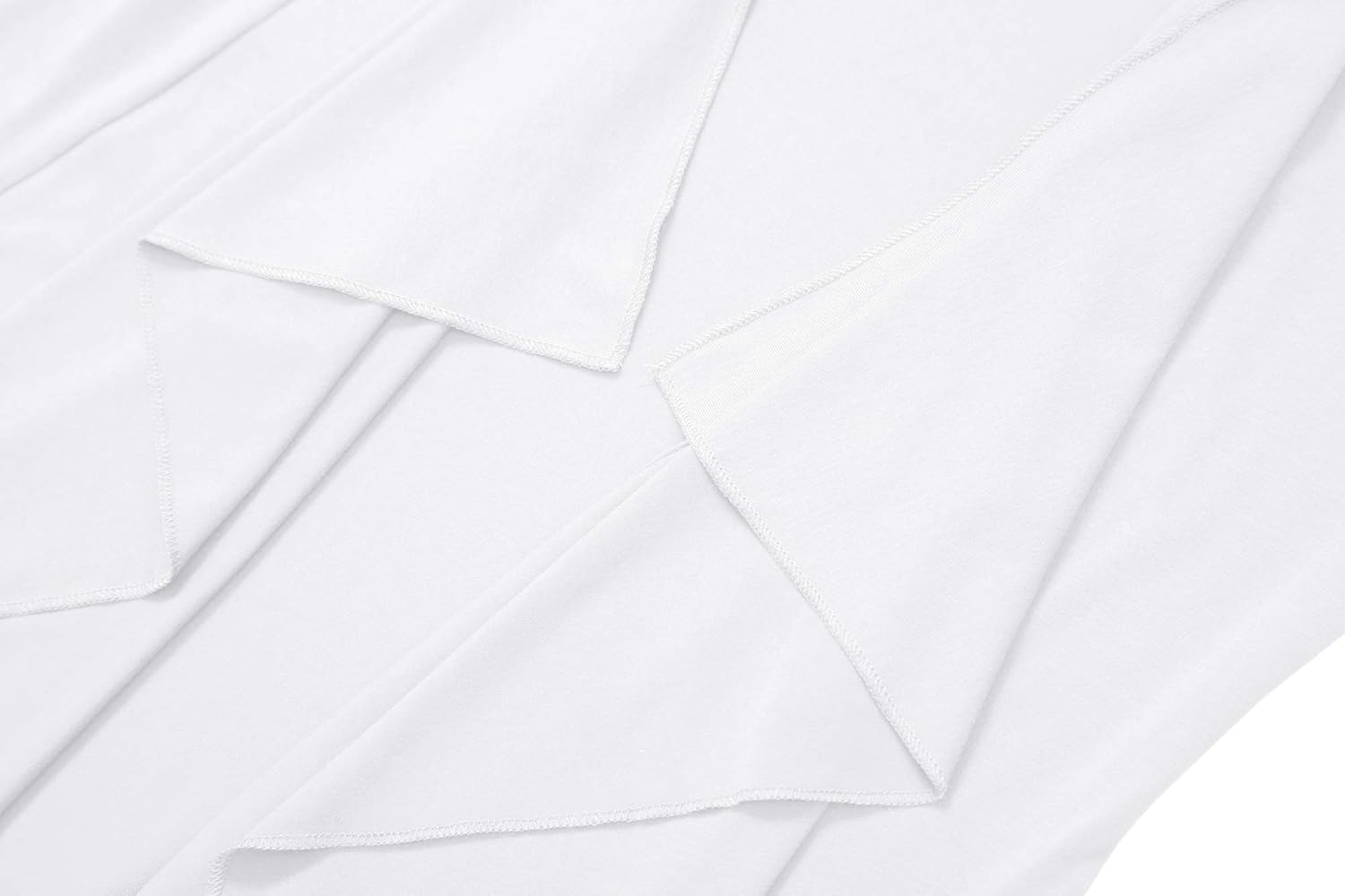 Women's Short Sleeve Draped Open Front Cardigan Lightweight Summer Vest for Women - Image 6