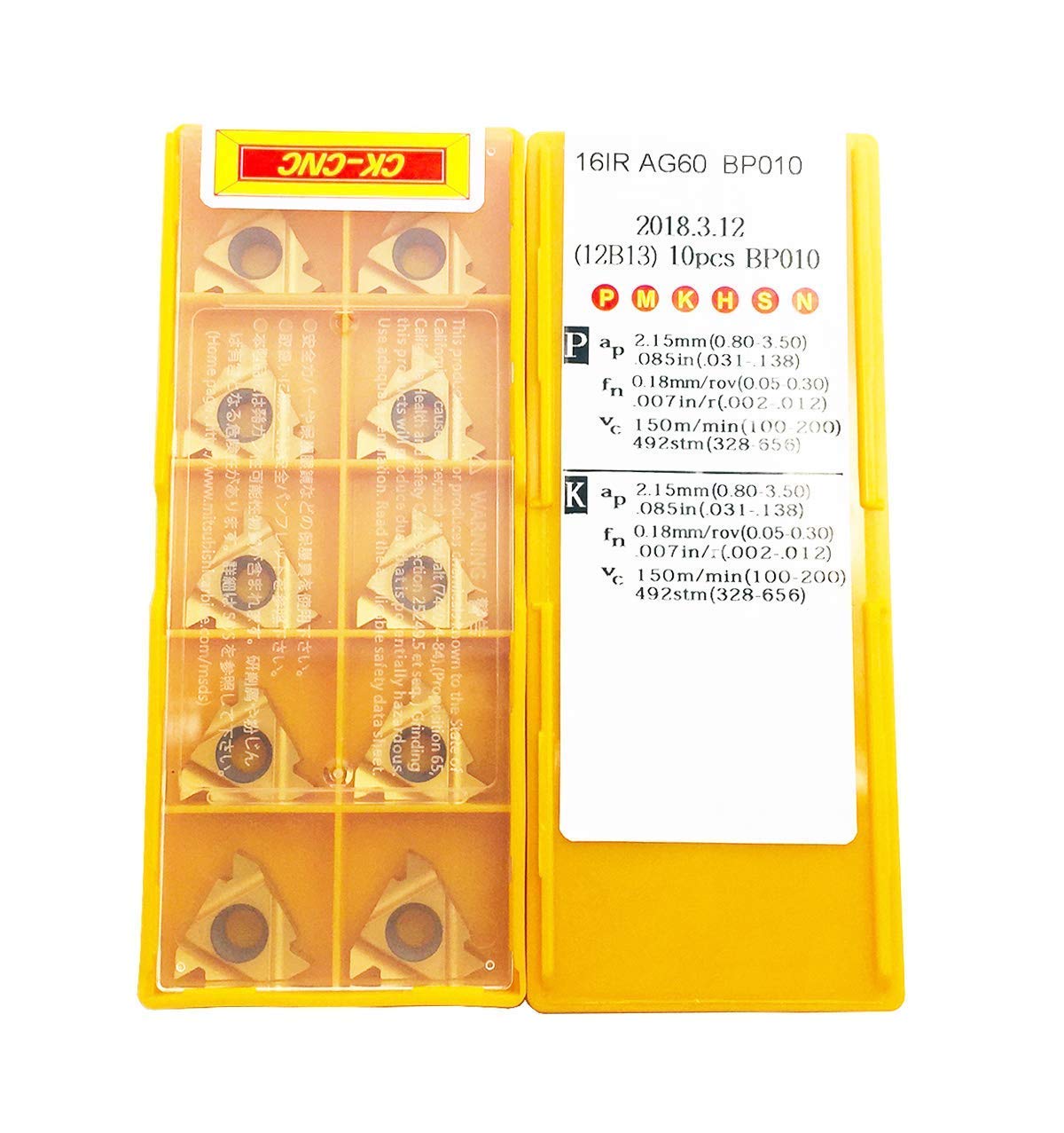 16ER AG60. INSERTO Filettato + SER1212H16 Tornio ... - IT - Foto 4