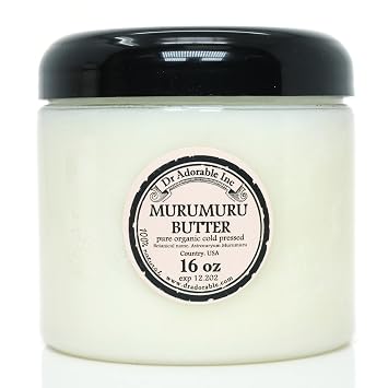 Dr Adorable - 16 oz - Murumuru Butter - Refined Pure Natural Premium Organic Cold Pressed
