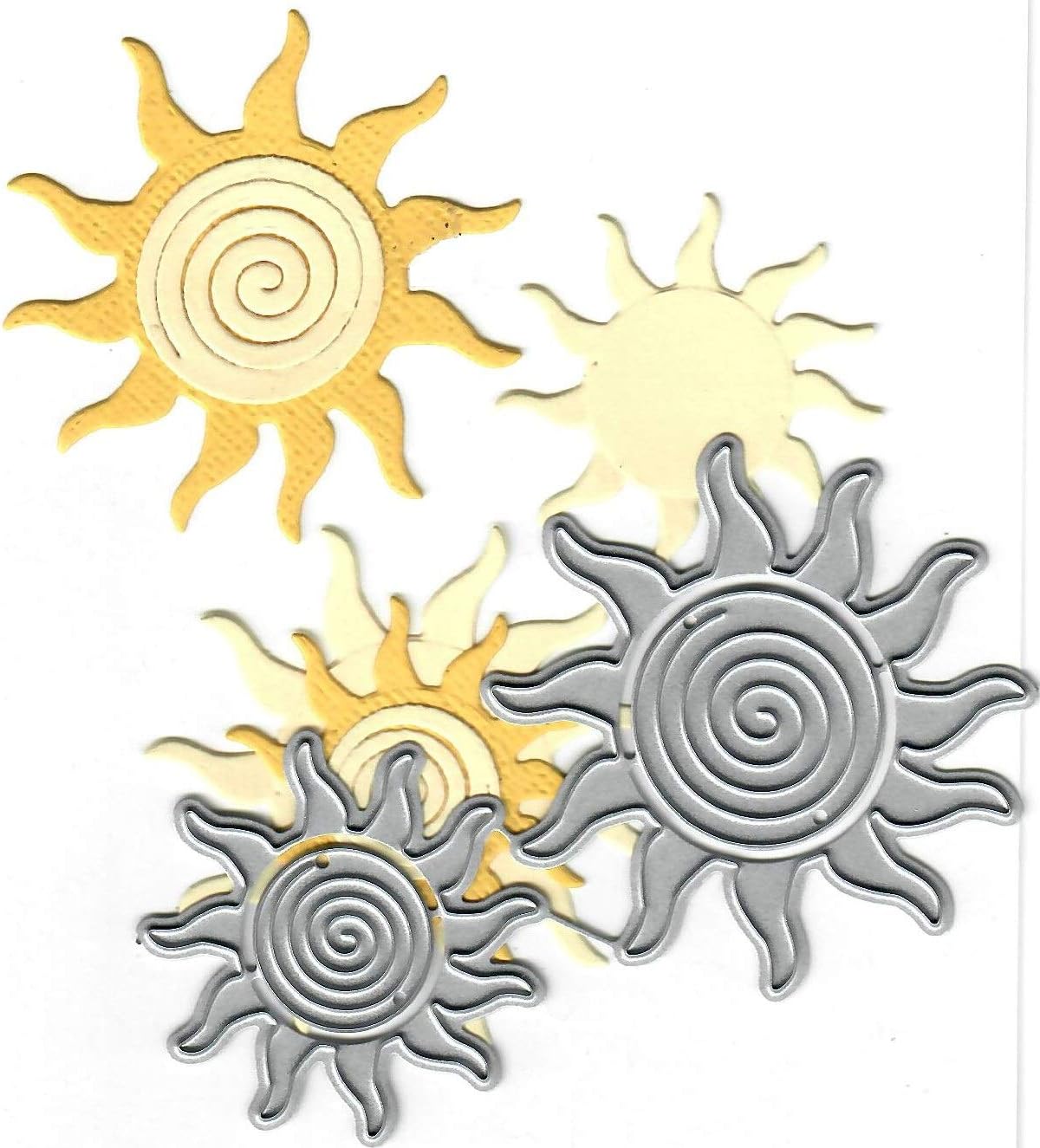 die for Metal Craft Cutting die - Swirl Sun - Can Layer