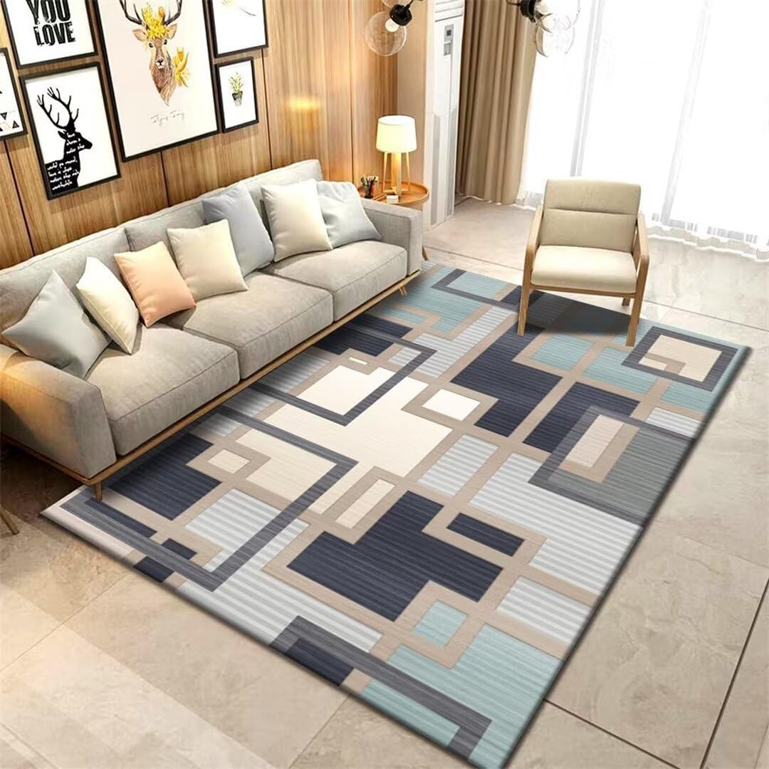 Tapis de salon anti-acariens lavable pour purifier votre intérieur