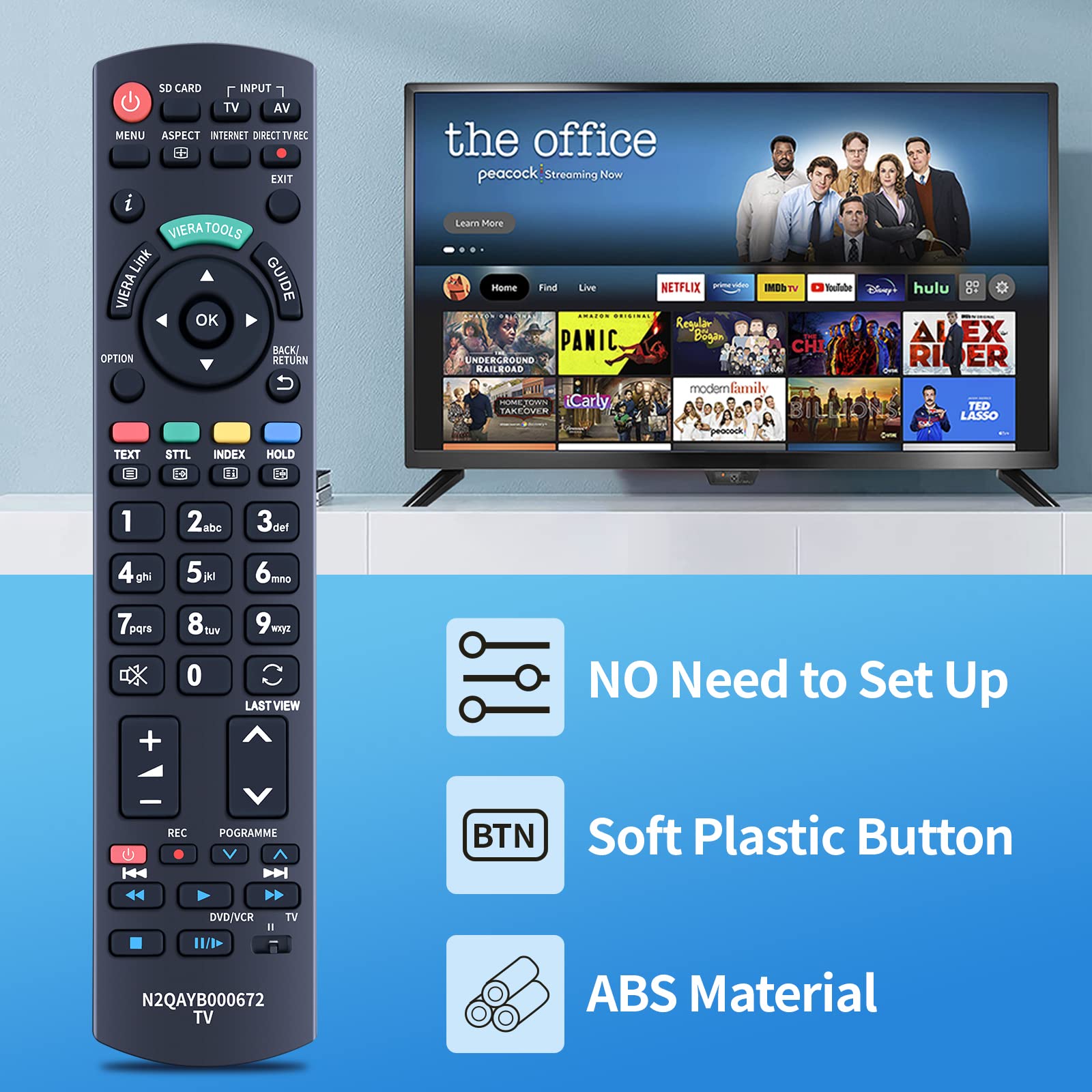 Panasonic N2QAYB000672 Mando A Distancia