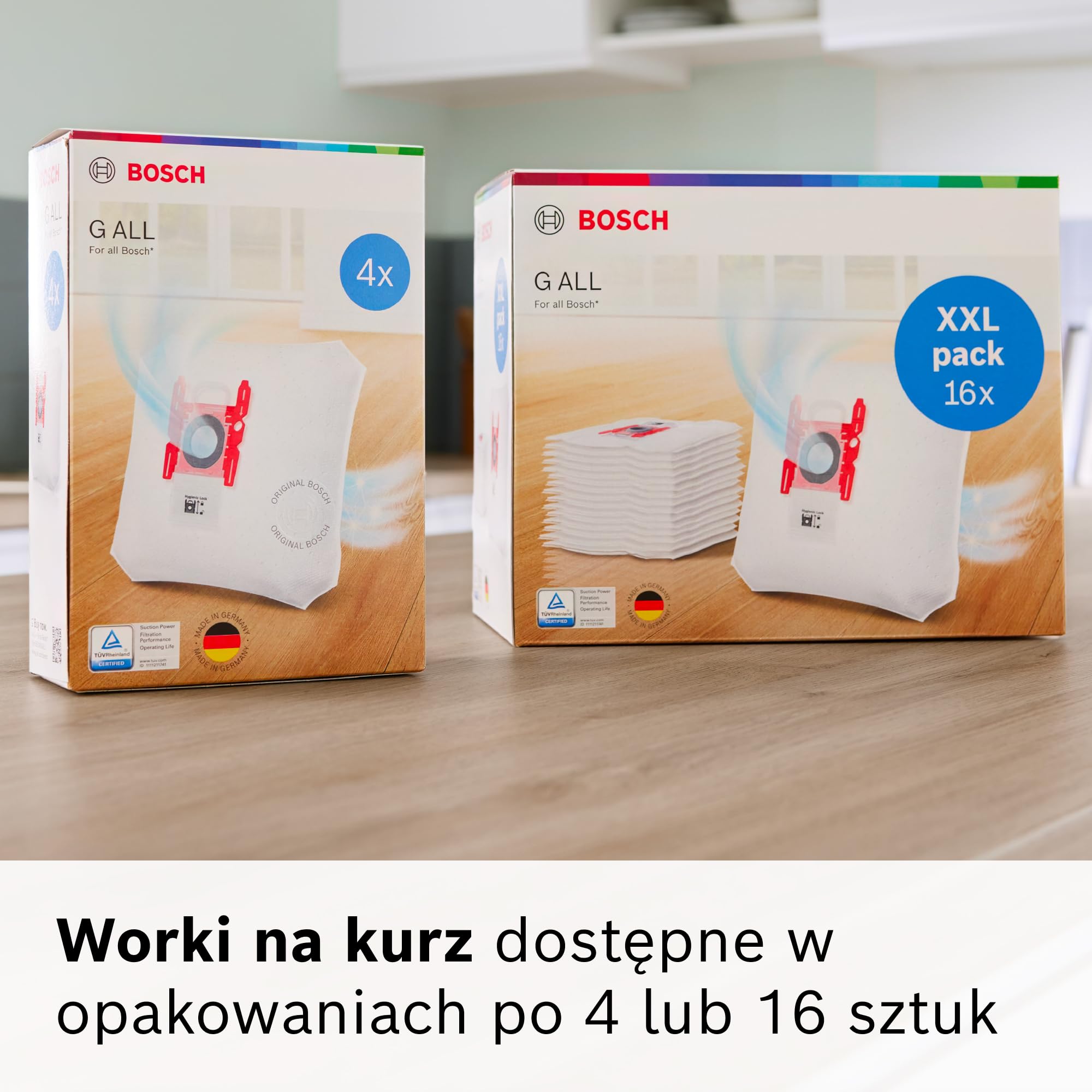 Bosch, odkurzacz workowy, cylindryczny, BGB6SIL1, 66 dB(A), filtr higieniczny HEPA, 10-letnia gwarancja na silnik, mocny, biały