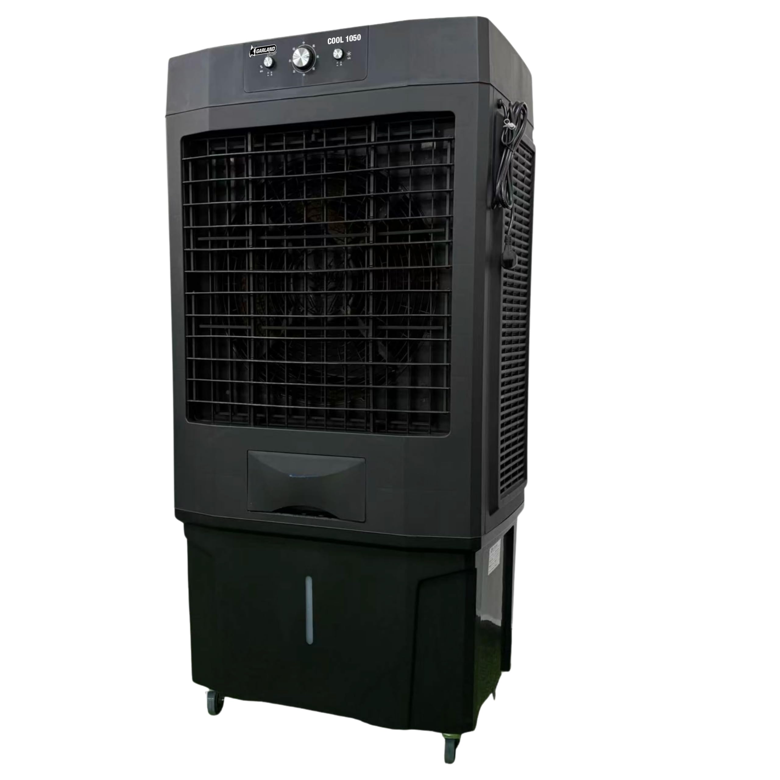 GARLAND COOL 1050 Climatizador Evaporativo 180W, Depósito 50L, 6000 m³/h, 20–50 m², Bajo Consumo, Enfriador de Aire