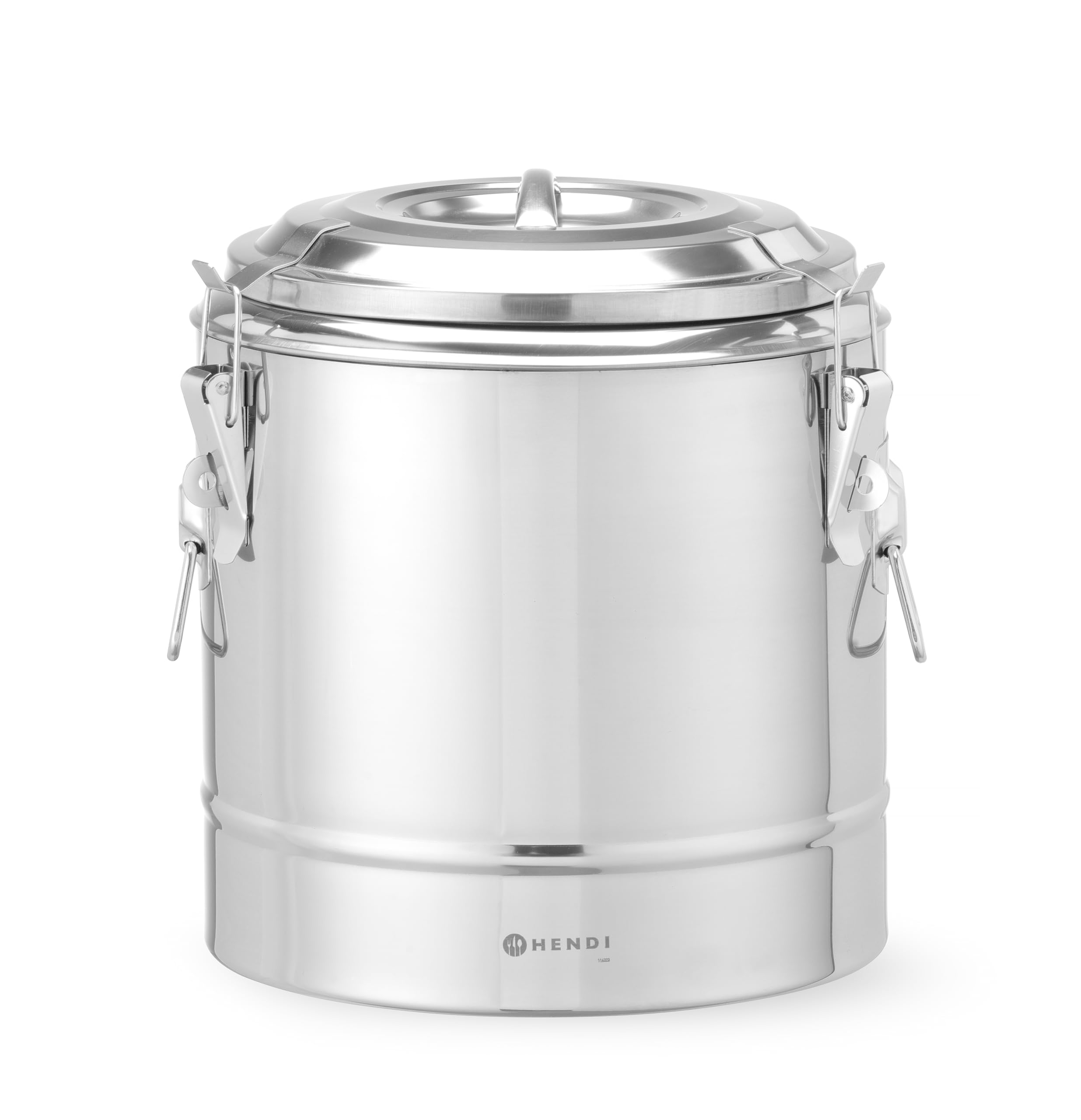 HENDI Contenitore isotermico portatile, doppia parete, 11L, ⌀300x(H)345mm, acciaio inox