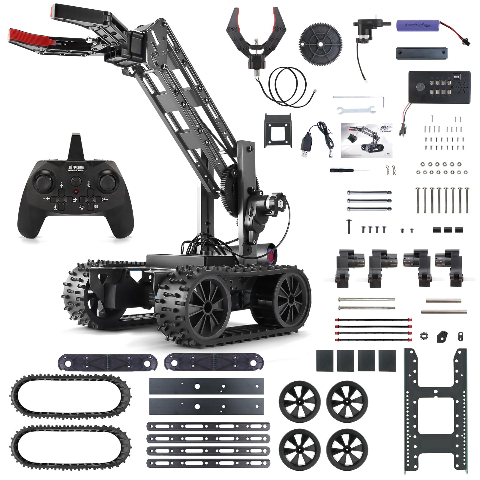 Photo 1 of Robotic Arm Kit, Science Projects for Kids Ages 8-12, Cool Electronic Robot Kit for Boys & Girls to Learn Programming/Techology, Educational Toy Building Kits for Beginners, Xmas Birthday Gift.