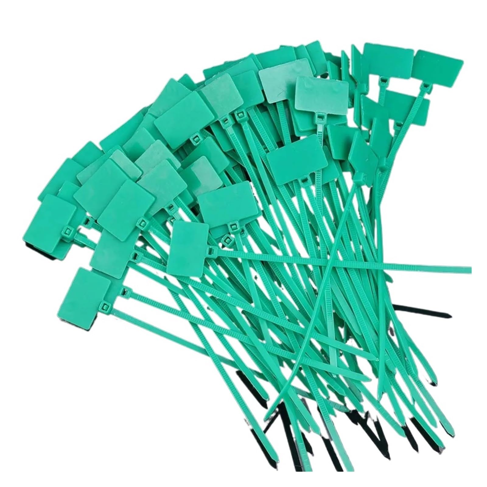 Cable Zip Tie Wire Zip Ties Self-Locking Plastic, Multicolor Cable Labels 1.9x11cm 100/200/300/500 PCS(Green,500PCS)