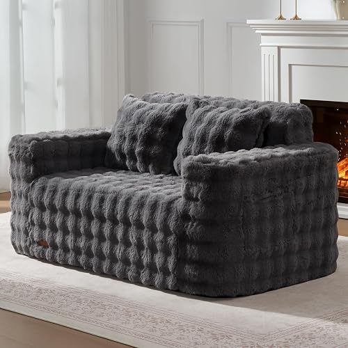 ZurNesfure Sofa Couch Loveseat, Memory Foam Couch with Pillow, Modern