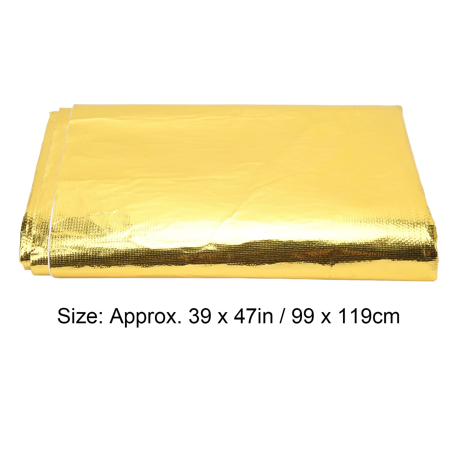 Film réfléchissant barrière de chaleur, feuille auto-adhésive haute température, rouleau réfléchissant thermique avec dos auto-adhésif, couverture d’isolation thermique pour la protection des tuyaux