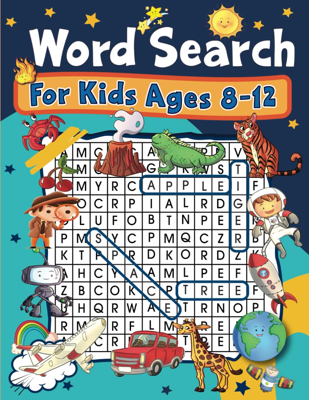 Word Search For Kids Ages 8-12: Puzzle Book For Girls And Boys