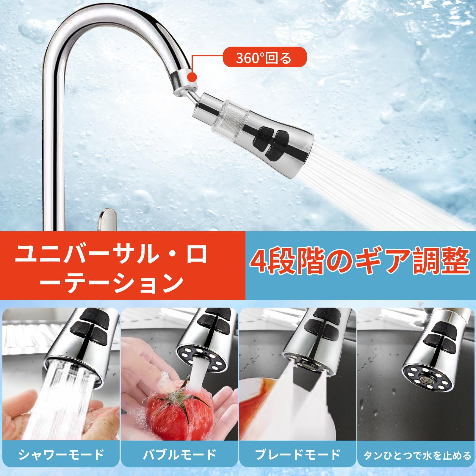 Amazon.co.jp: JHUAVCN 浄水器 蛇口直結型 キッチン・シャワー 台所
