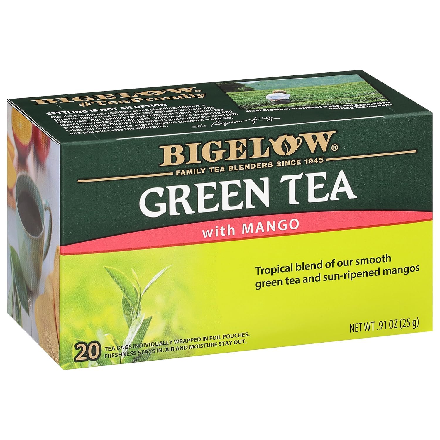Green Tea with Mango, 20 ct
