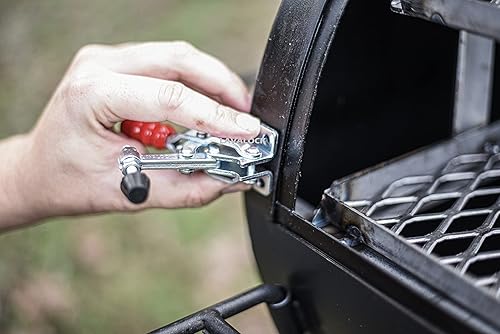 Miniatura 2 de LavaLock® Abrazaderas compatibles con Oklahoma Joe's Smoker Lid Latch Kit para Longhorn, Highland, 3 en 1 tapa de cámara de cocción, paquete de 2