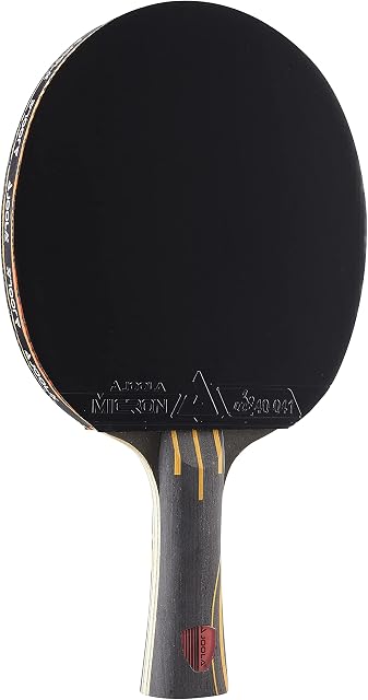 JOOLA Infinity Overdrive  desempenho profissional Ping Pong Paddle com tecnologia Kevlar de carbono  borracha preta em ambos os lados