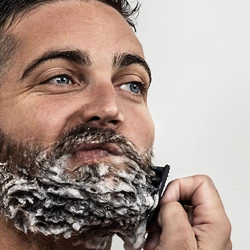 Miniatura 6 de Exfoliante de silicona para barba para hombres, exfoliante y cepillo facial para limpiar profundamente, desobstruye los poros, promueve el