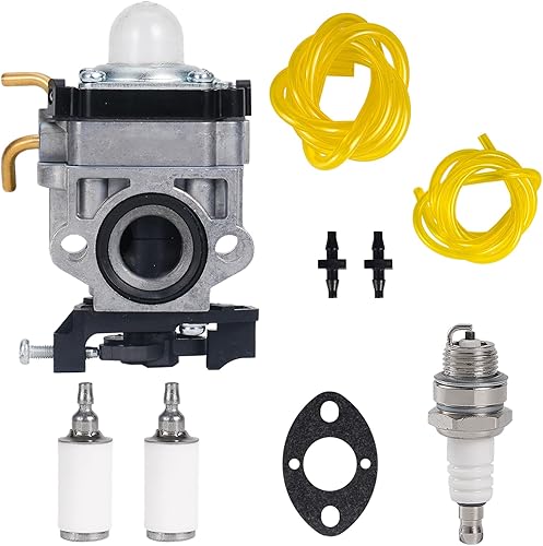 Mikatesi 308054129 RY38BP Kit de carburador sustituye a Ryobi RY38BP 38cc piezas de soplador de mochila con kit de juntas de filtro de línea de