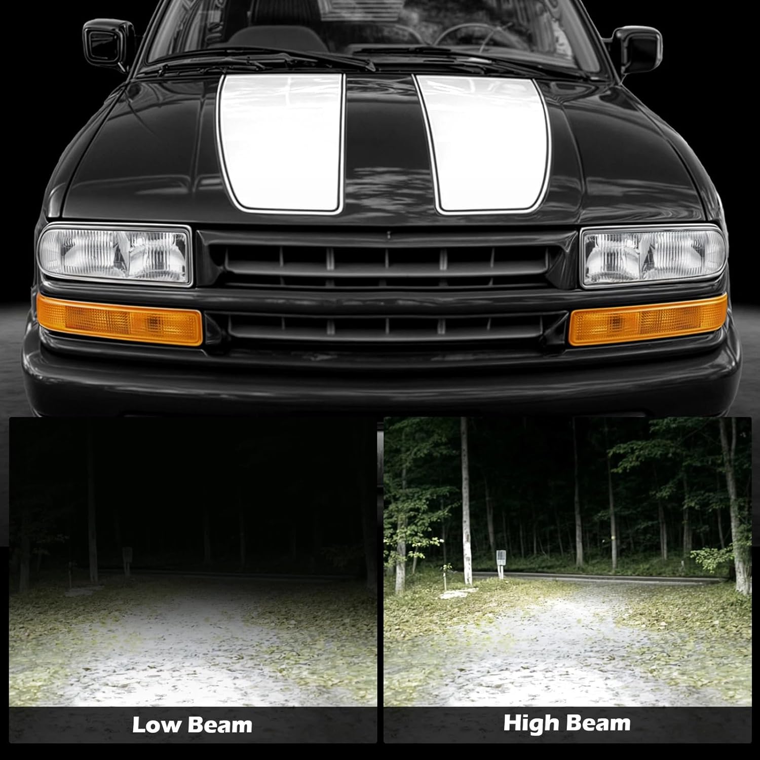 Headlight Assembly Compatible with 1998 1999 2000 2001 2002 2003 2004 Chevy S10/Blazer OEM Same Color
