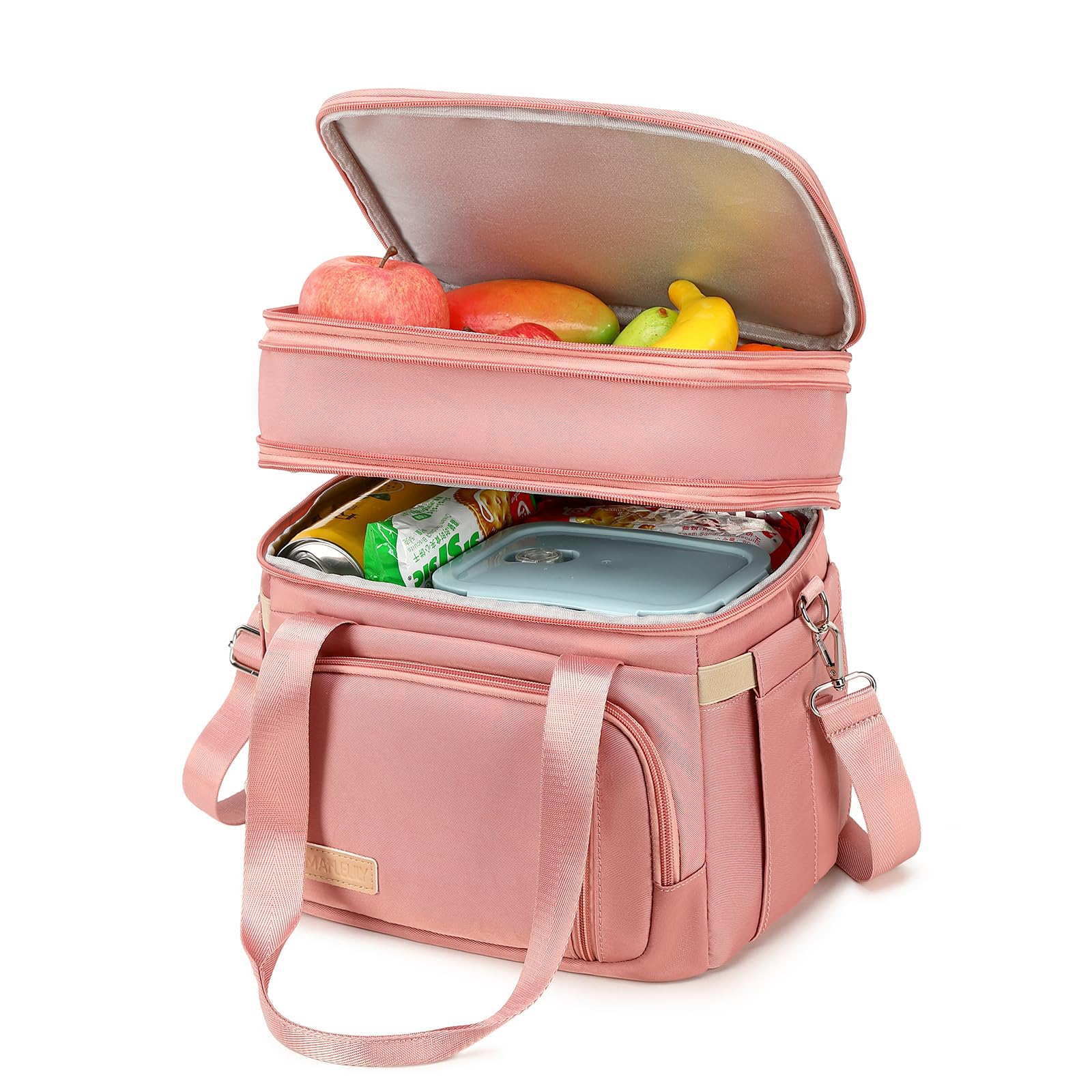 MAPLELILY Double Deck Lunch Bag