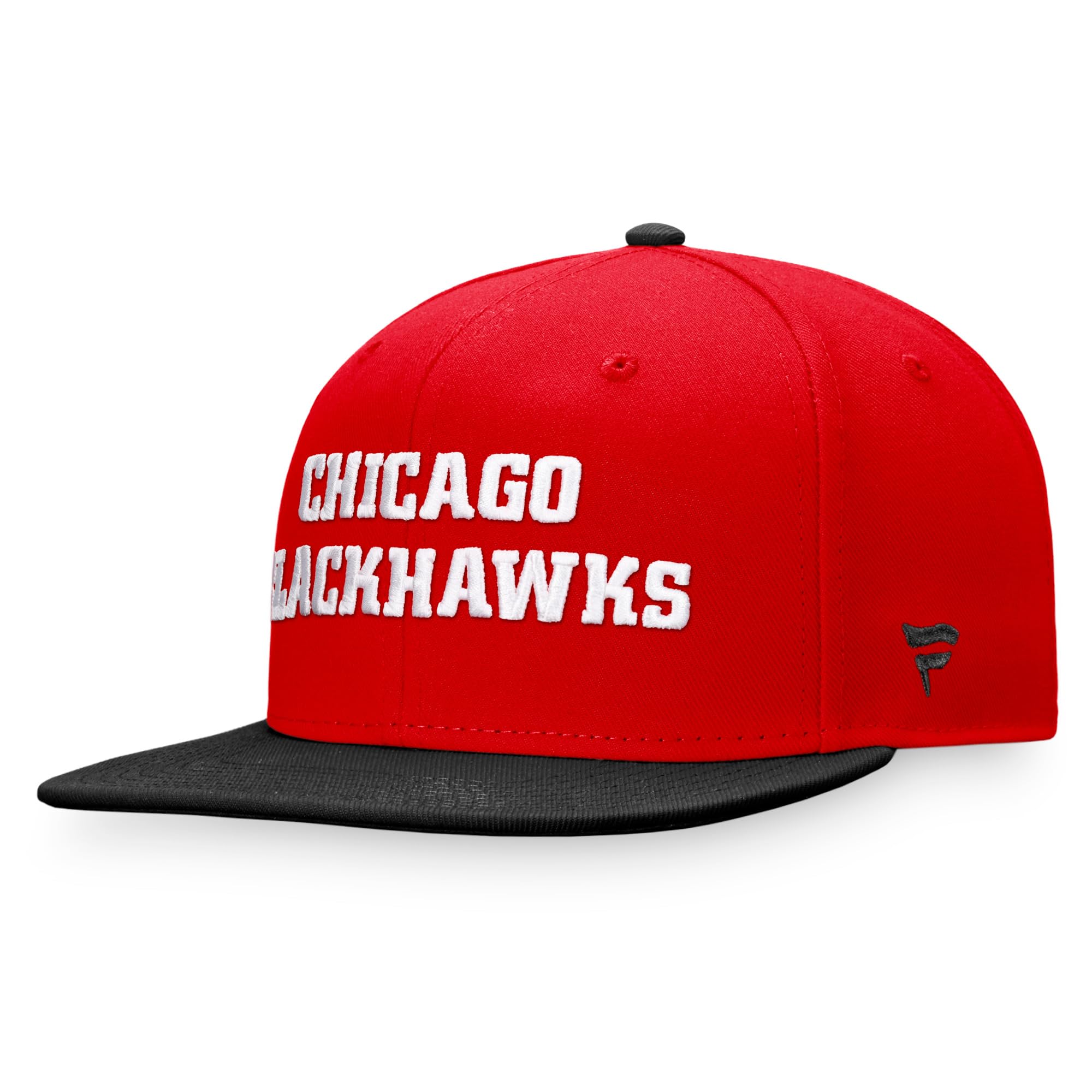 Fanatics - NHL Chicago Blackhawks Iconic Colour Blocked Snapback Cap, multicoloured, One Size