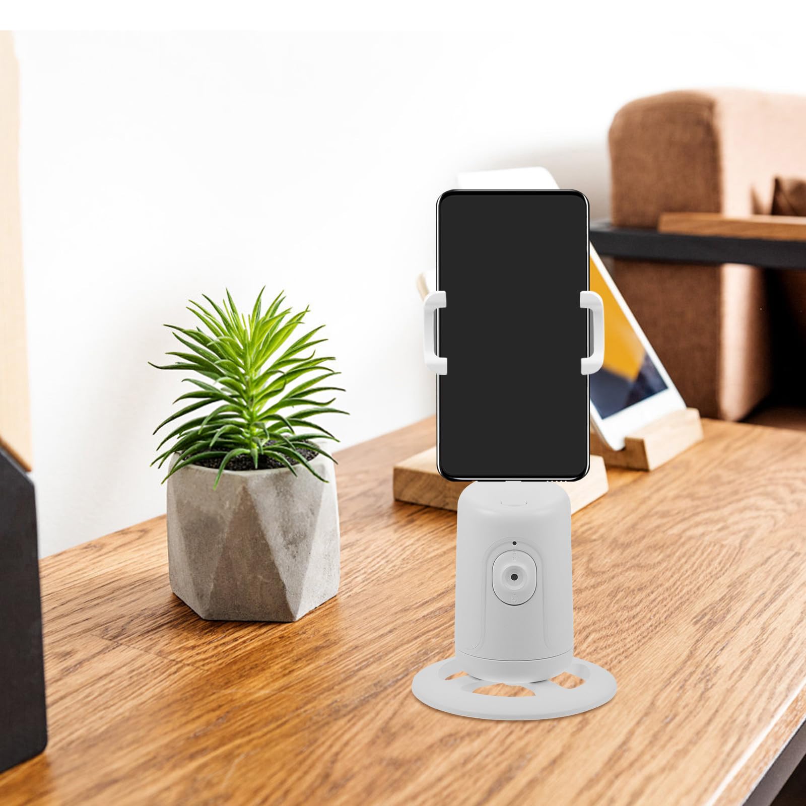 HANABASS Soporte para Teléfono Inteligente 360° Seguimiento Facial y Selfie