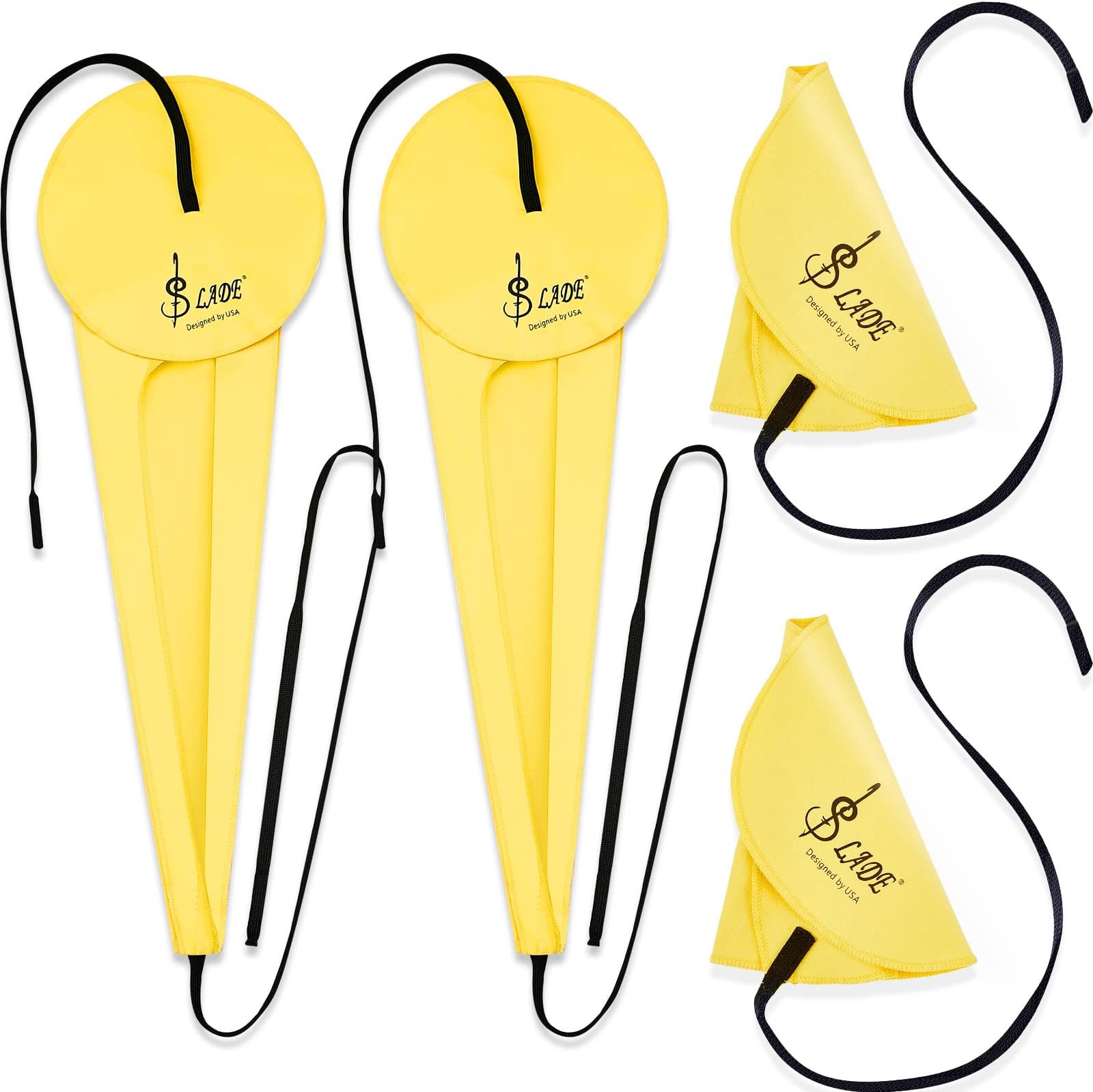 4 Pcs Saxophone Cleaning Kit Alto Saxophone Cleaning Swab Alto Sax Woodwind Instrument Cleaner Weighted Cloth for Wind Instruments Inside Tube