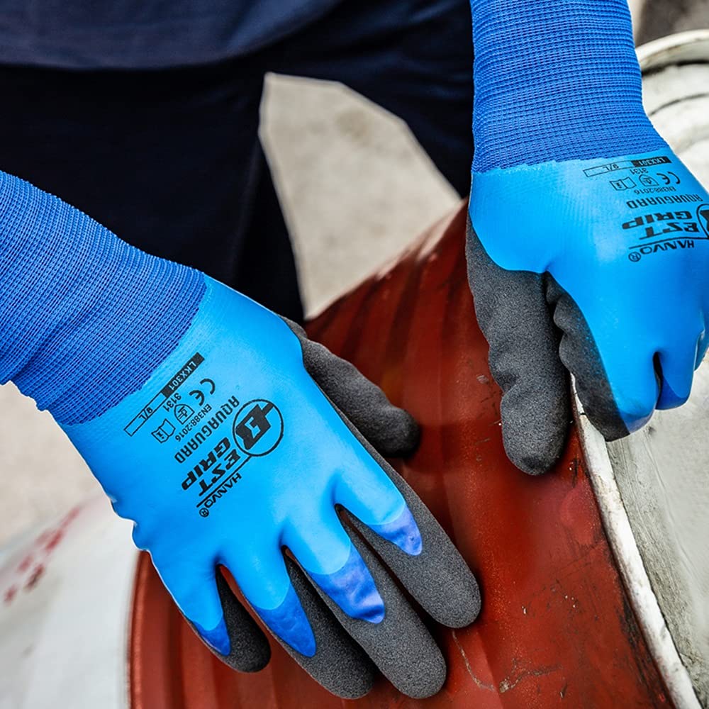 FUFU Manoplas Guantes De Trabajo Livianos, Guantes De Jardinería Resistentes A Los Pinchos, Guantes Antideslizantes Resistentes Al Desgaste, Suaves Y Transpirables, 5 Pares (Size : M)