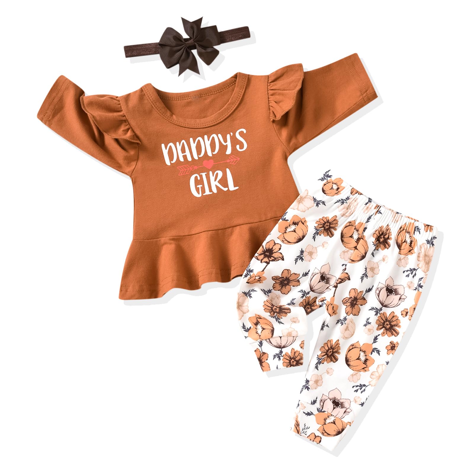 Aalizzwell Newborn Infant Baby Girls Fall Winter Outfit