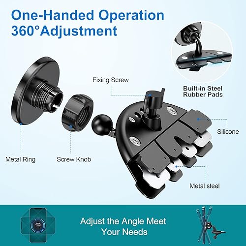 Miniatura 4 de CIENCIMY Soporte de teléfono con ranura para CD compatible con MagSafe CD para iPhone 13 12 Pro Max Minitodos los teléfonos antideslizante y