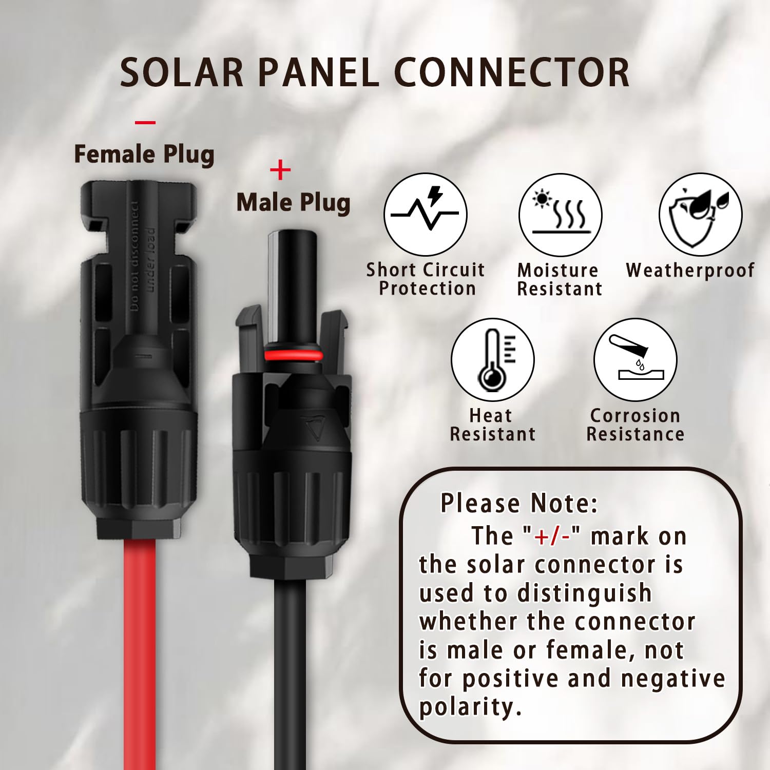 Câble Connecteur Panneau Solaire Vers DC - 1,5 M, 16 AWG, Avec Fiches 8 Mm Et 5,5x2,1/2,5 Mm | Pour Powerstation, Générateur Solaire Portable - 3