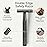 Double Edge Safety Razor with Stand, Single Blade Razors for Men and Women, with 10 Stainless Steel Double Edge Blades, Smooth and Close Shave, Plastic Free, Matte Gun Black