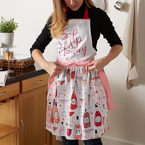 Miniatura 4 de DII Women's Spring & Summer Apron Collection Adjustable, Two Large Pockets & Extra Long Ties, One Size Fits Most